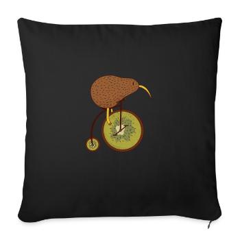 Nouvelle-Zélande Idée cadeau New Zealand - Housse de coussin décorative 45 x 45 cm - noir - Devant