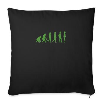 Alien / Zone 51 / UFO: Evolution - Singe - homme - - Housse de coussin décorative 45 x 45 cm - noir - Devant