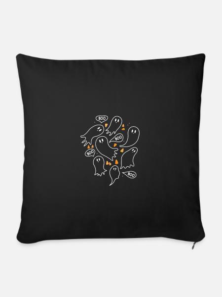 Halloween BOO BOO - Sofakissenbezug 45 x 45 cm - Schwarz