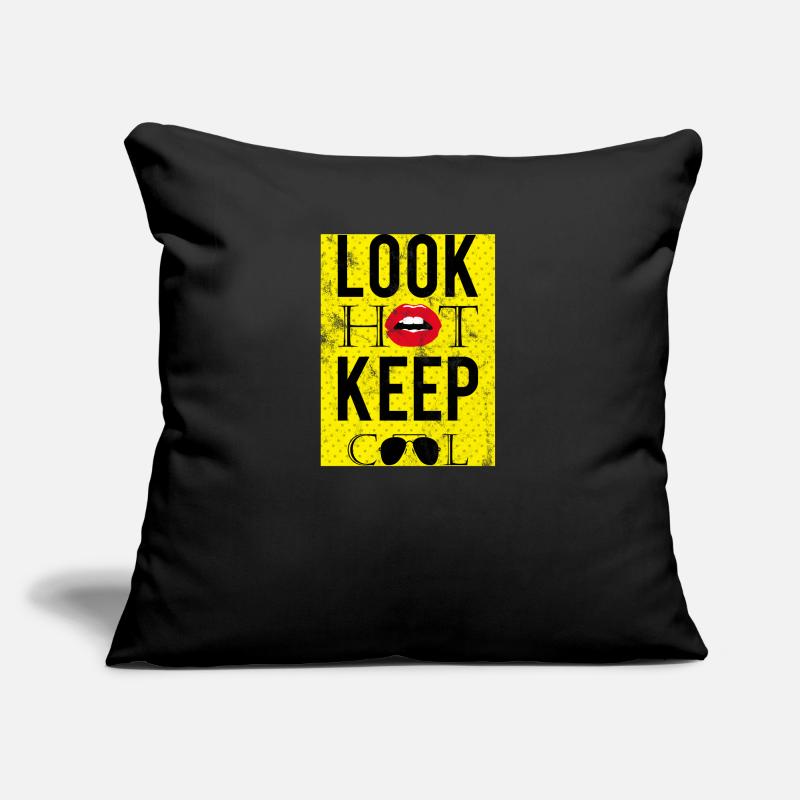 Pop Art / Comic: Look Hot, Keep Cool - Lips Sofa pillowcase 17,3'' x 17,3'' (45 x 45 cm)
