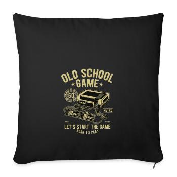 Gamer - Sofakissenbezug 45 x 45 cm - Schwarz - Vorne