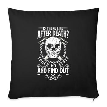 Craft Workshop Construction Site Screwdriver - Sofa pillowcase 17,3'' x 17,3'' (45 x 45 cm) - black - Front