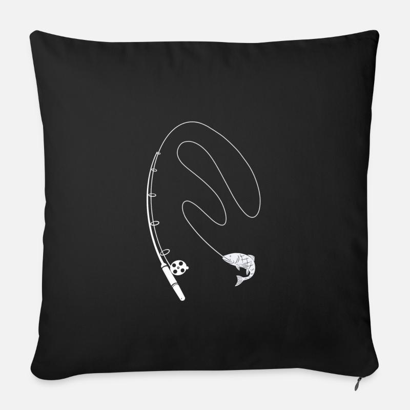 Angel - Sofakissenbezug 45 x 45 cm - Schwarz