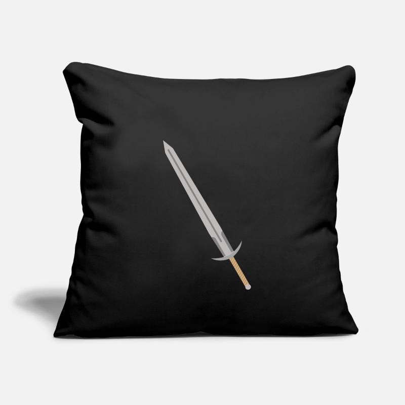 Escrime épée fleurette parade samurai25 Housse de coussin décorative 45 x 45 cm