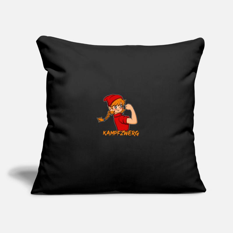 Fighting Dwarf Small but Oho Dwarf Gift Sofa pillowcase 17,3'' x 17,3'' (45 x 45 cm)