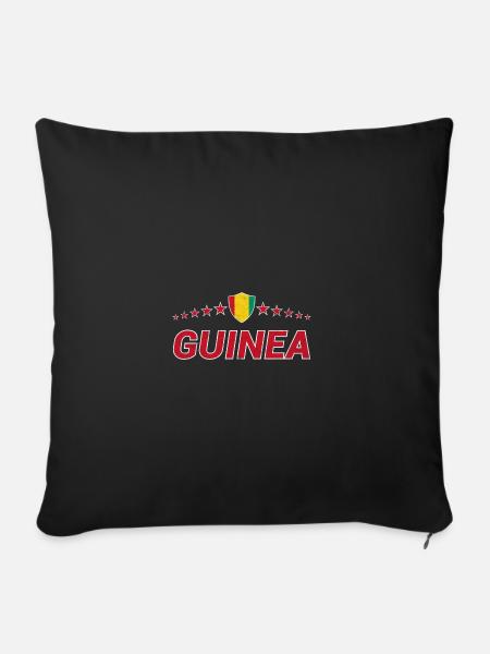 Guinea - Sofakissenbezug 45 x 45 cm - Schwarz