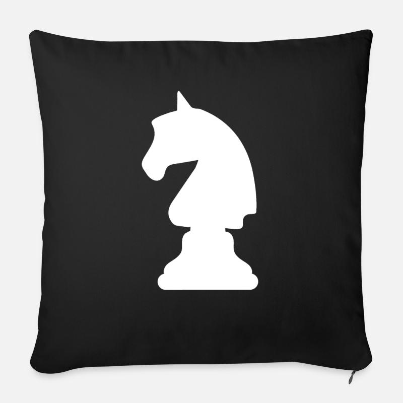 Springer - Sofakissenbezug 45 x 45 cm - Schwarz