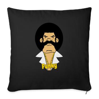 funky - Sofa pillowcase 17,3'' x 17,3'' (45 x 45 cm) - black - Front