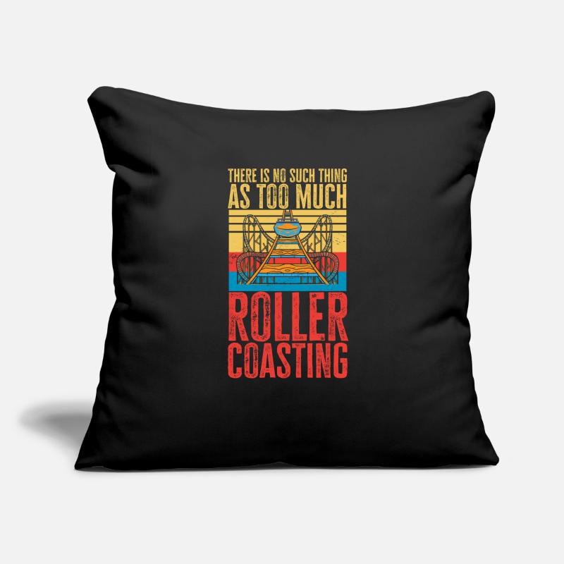 Roller Coaster Roller Coaster Amusement Park Sofa pillowcase 17,3'' x 17,3'' (45 x 45 cm)