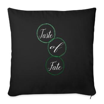 artisanat culinaire art de la blague de cuisine - Housse de coussin décorative 45 x 45 cm - noir - Devant