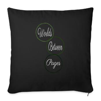 present idea literary genres virtual escape - Sofa pillowcase 17,3'' x 17,3'' (45 x 45 cm) - black - Front