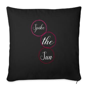 Golden Hour Beach Volleyball Strategies Happy Gift - Sofa pillowcase 17,3'' x 17,3'' (45 x 45 cm) - black - Front