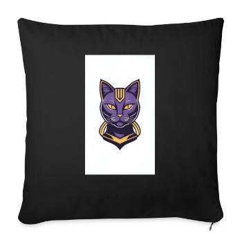 32834733 - Sofakissenbezug 45 x 45 cm - Schwarz - Vorne