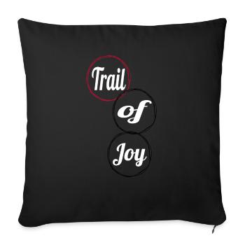 Mountain Biking Enthusiasts Pure Bliss Funny Quote - Sofa pillowcase 17,3'' x 17,3'' (45 x 45 cm) - black - Front