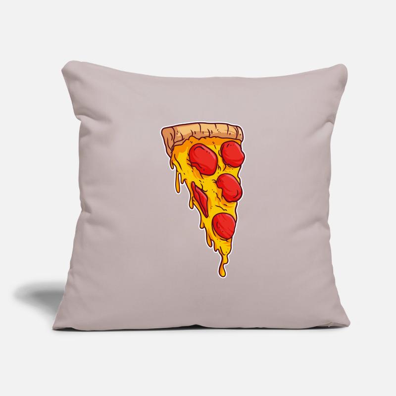 Pizza Kruste Scheibe Pizza Pie Maker Bäcker Sofakissenbezug 45 x 45 cm