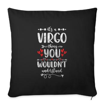 Zodiac Horoscope Element Element - Sofa pillowcase 17,3'' x 17,3'' (45 x 45 cm) - black - Front
