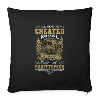 Horoscope Astrologie du zodiaque - Housse de coussin décorative 45 x 45 cm - noir - Devant