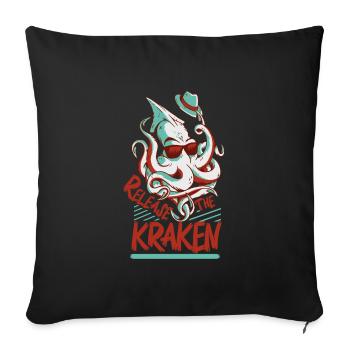 Cthulhu - Housse de coussin décorative 45 x 45 cm - noir - Devant