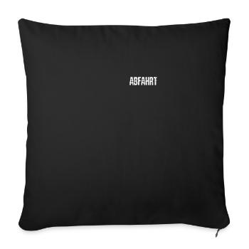 Rave Techno Musique Départ - Housse de coussin décorative 45 x 45 cm - noir - Devant