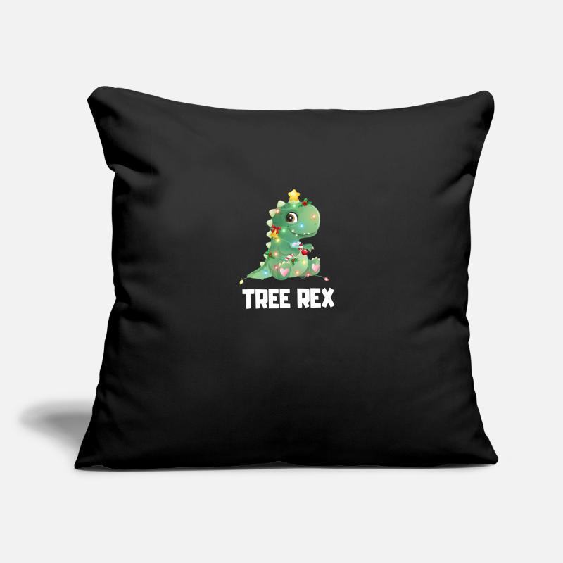 Tree Rex Dino Weihnachtsbaum Christmas Geschenk Sofakissenbezug 45 x 45 cm
