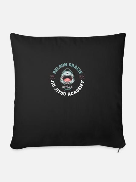 Jiu-Jitsu Academy | BrazilianJiuJitsu - Sofakissenbezug 45 x 45 cm - Schwarz