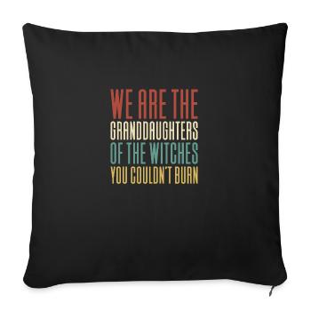 Feminism Feminist Women's Rights - Sofa pillowcase 17,3'' x 17,3'' (45 x 45 cm) - black - Front