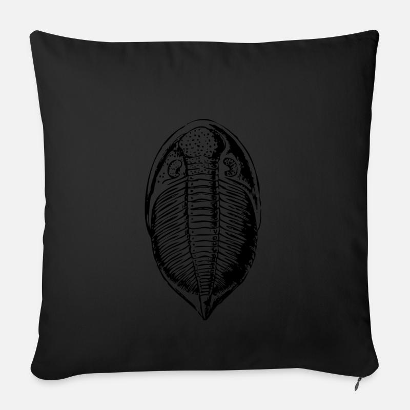 Fossil - Sofakissenbezug 45 x 45 cm - Schwarz