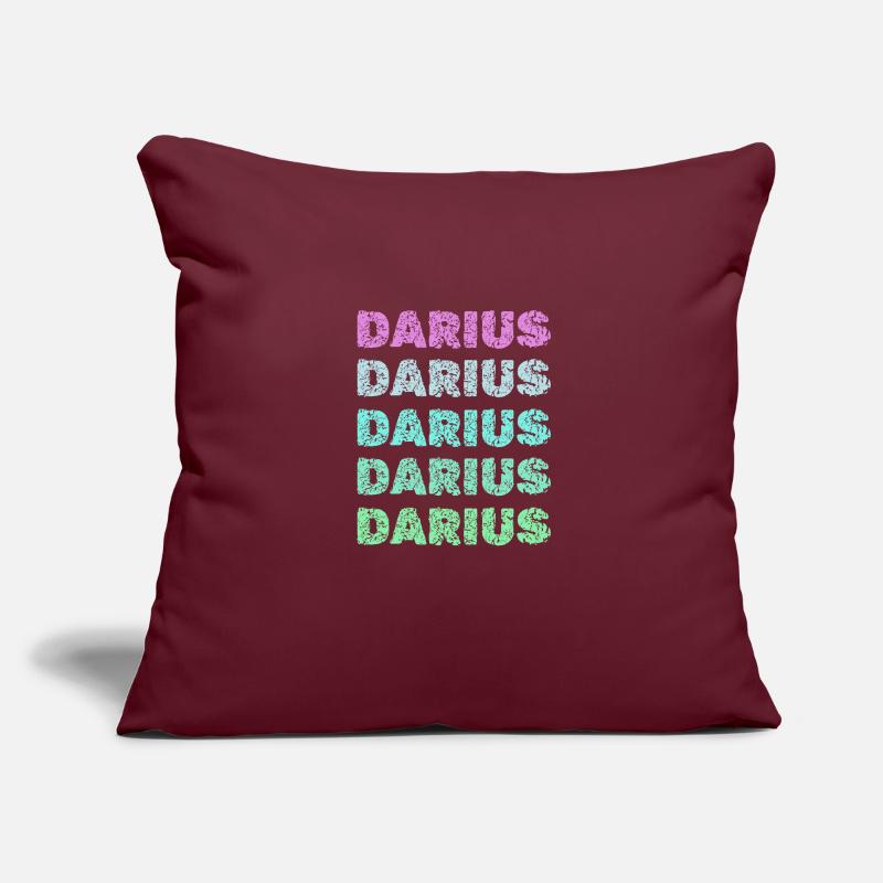 First name for Darius Darius Name Sofa pillowcase 17,3'' x 17,3'' (45 x 45 cm)
