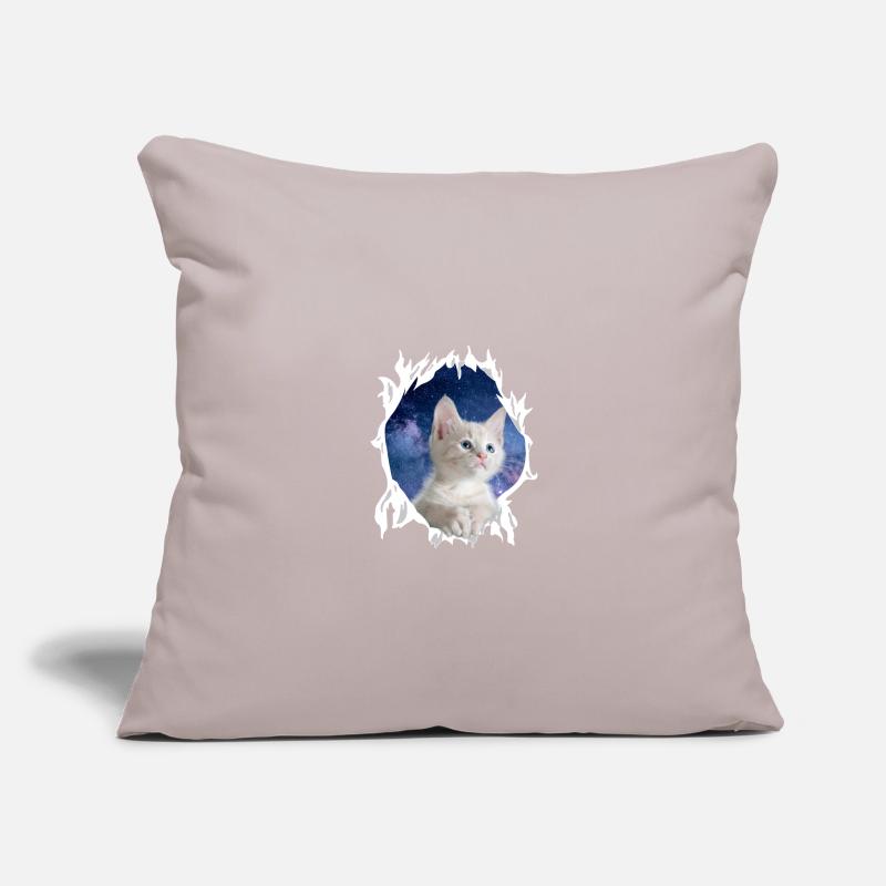Cute 3D Kitten Cat - Gift Sofa pillowcase 17,3'' x 17,3'' (45 x 45 cm)