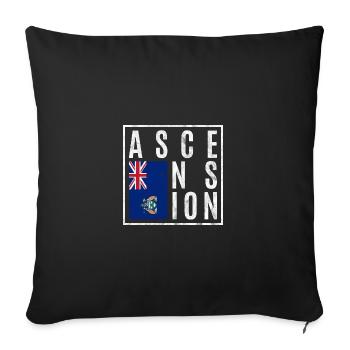Ascension - Housse de coussin décorative 45 x 45 cm - noir - Devant