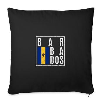 Barbade - Housse de coussin décorative 45 x 45 cm - noir - Devant
