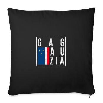 Gagauzia - Sofa pillowcase 17,3'' x 17,3'' (45 x 45 cm) - black - Front
