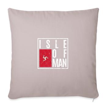 Isle Of Man - Sofa pillowcase 17,3'' x 17,3'' (45 x 45 cm) - light taupe - Front