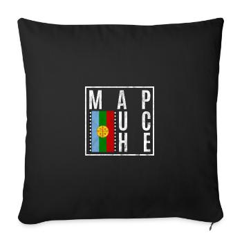 Mapuche - Sofakissenbezug 45 x 45 cm - Schwarz - Vorne
