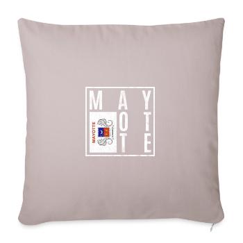 Mayotte - Sofa pillowcase 17,3'' x 17,3'' (45 x 45 cm) - light taupe - Front
