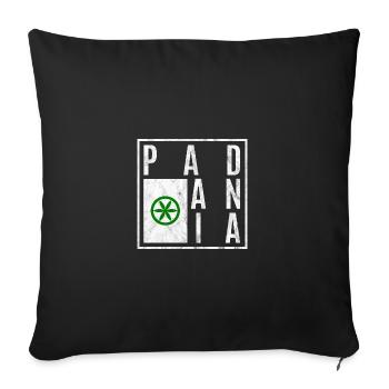 Padanie - Housse de coussin décorative 45 x 45 cm - noir - Devant
