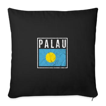 Palaos - Housse de coussin décorative 45 x 45 cm - noir - Devant