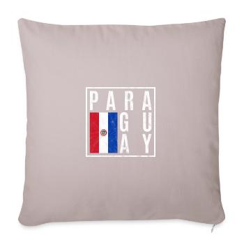 Paraguay - Sofakissenbezug 45 x 45 cm - helles Taupe - Vorne