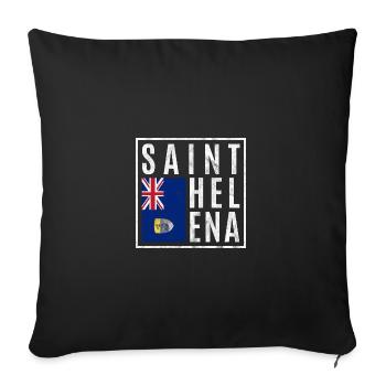 Sainte-Hélène - Housse de coussin décorative 45 x 45 cm - noir - Devant