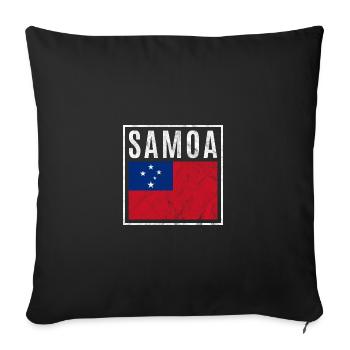 Samoa - Sofa pillowcase 17,3'' x 17,3'' (45 x 45 cm) - black - Front