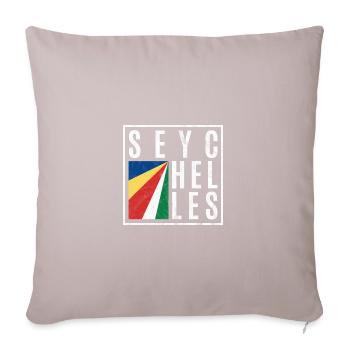Seychelles - Sofa pillowcase 17,3'' x 17,3'' (45 x 45 cm) - light taupe - Front
