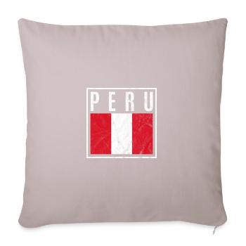 Peru - Sofa pillowcase 17,3'' x 17,3'' (45 x 45 cm) - light taupe - Front
