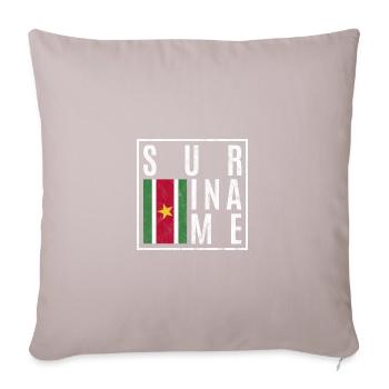 Suriname - Housse de coussin décorative 45 x 45 cm - taupe clair - Devant