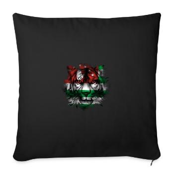 Abkhazia - Sofa pillowcase 17,3'' x 17,3'' (45 x 45 cm) - black - Front