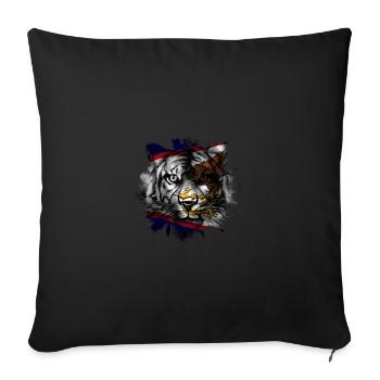 Amerikanisch-Samoa - Sofakissenbezug 45 x 45 cm - Schwarz - Vorne