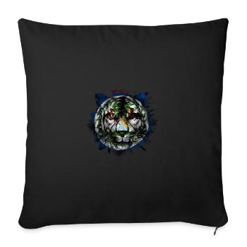 Belize - Sofakissenbezug 45 x 45 cm - Schwarz - Vorne