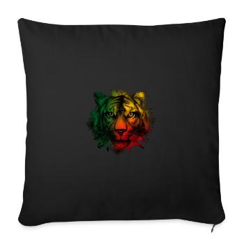 Benin - Sofa pillowcase 17,3'' x 17,3'' (45 x 45 cm) - black - Front