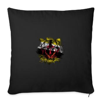 Bulgarie - Housse de coussin décorative 45 x 45 cm - noir - Devant