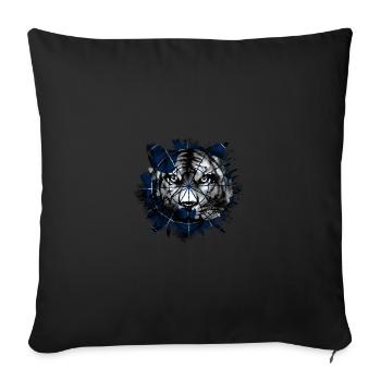 Antarctica - Sofa pillowcase 17,3'' x 17,3'' (45 x 45 cm) - black - Front