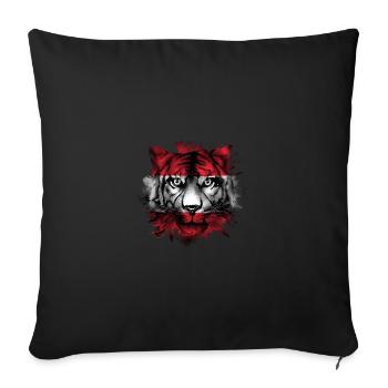 Autriche - Housse de coussin décorative 45 x 45 cm - noir - Devant